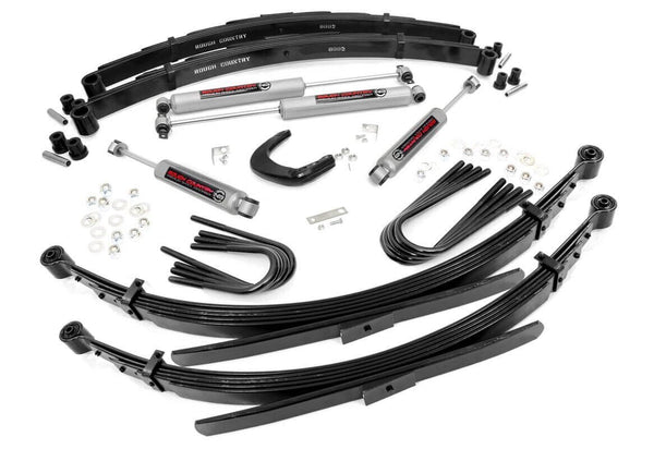 Rough Country - 6 Inch Lift Kit - Rear Springs - Chevy/GMC 3/4-Ton Suburban/C20/K20 Truck/C25/K25 Truck (73-76)