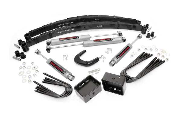 Rough Country - 4 Inch Lift Kit - Chevy/GMC C10/K10 Truck & SUV/K5 Blazer 4WD (1977-1991)