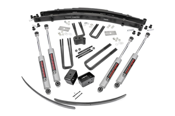 Rough Country - 4 Inch Lift Kit - Rear Blocks - Dodge/Plymouth Ramcharger (78-93)/Trailduster (78-81)