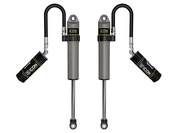 ICON 2020-2023 Jeep Gladiator/2018-2023 Jeep Wrangler JL 2.5" Lift Front V.S. 2.5 Aluminum Series Shock Absorbers Remote Reservoir Pair