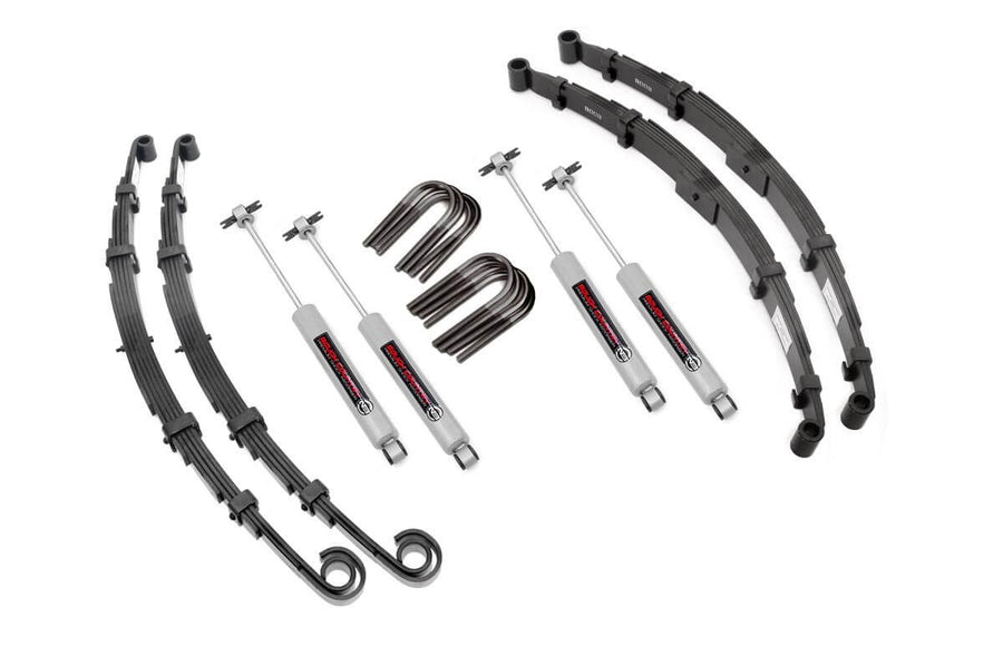 Rough Country - 2.5 Inch Lift Kit - Jeep CJ5/CJ7 6 4WD (1969-1975)