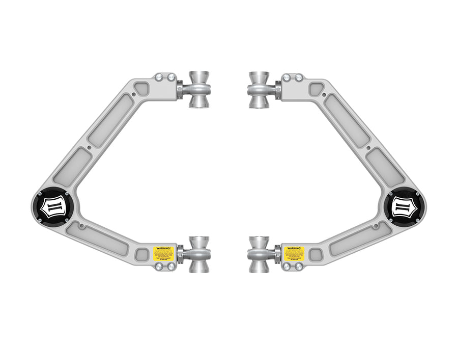 ICON 2023-2024 GMC Canyon/Chevrolet Colorado Trail Boss & ZR2 Billet Upper Control Arms W/ Delta Joint PRO