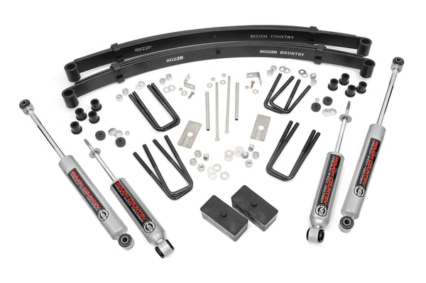 Rough Country - 3 Inch Lift Kit - Rear Blocks - Toyota Truck 4WD (1984-1985)