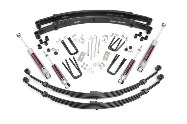 Rough Country - 3 Inch Lift Kit - RR Springs - Toyota Truck 4WD (1979-1983)