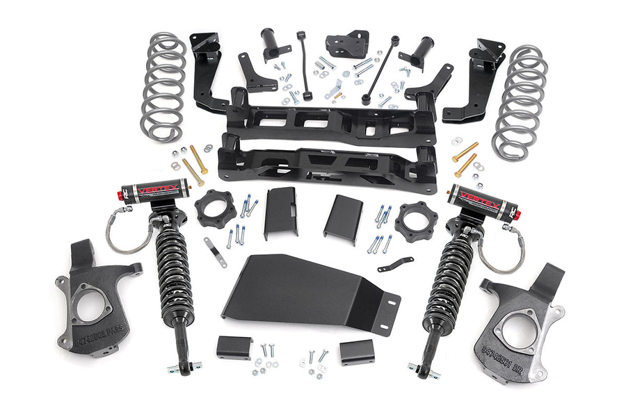 Rough Country - 7 Inch Lift Kit - Vertex Coilovers - Chevy/GMC SUV 1500 2WD/4WD (2007-2014)