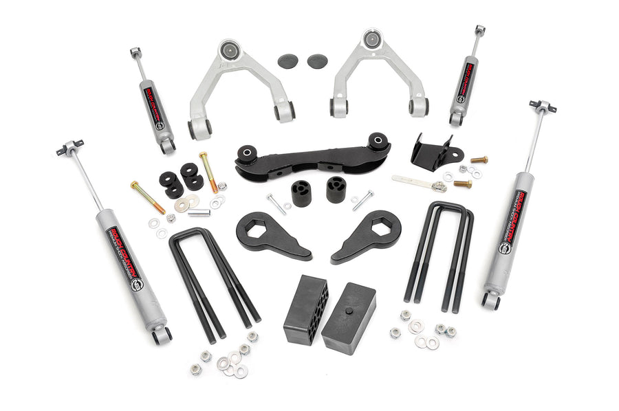 Rough Country - 2-3 Inch Lift Kit - Rear Blocks - Chevy C1500/K1500 Truck & SUV 4WD (88-99)