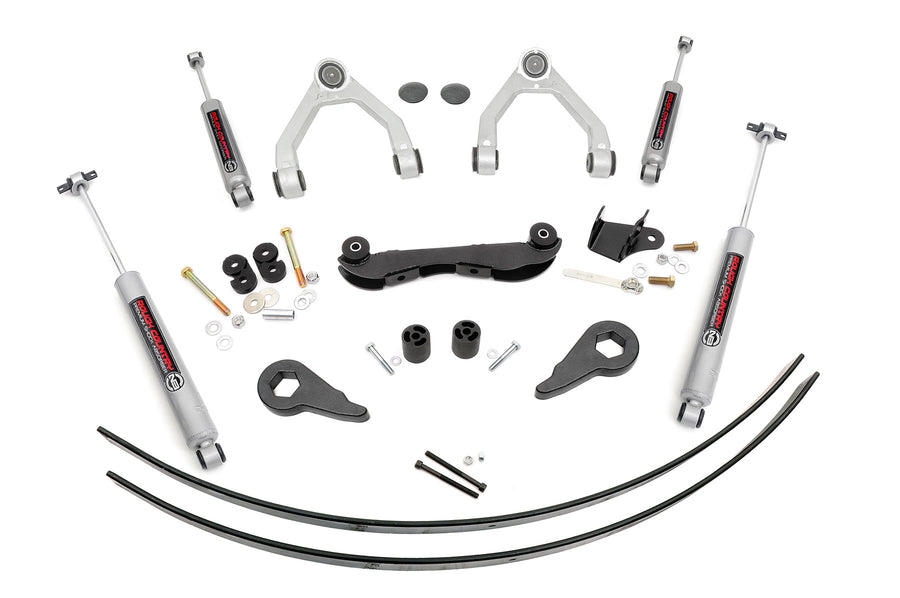 Rough Country - 2-3 Inch Lift Kit - Rear AAL - Chevy C1500/K1500 Truck & SUV 4WD (1988-1999)