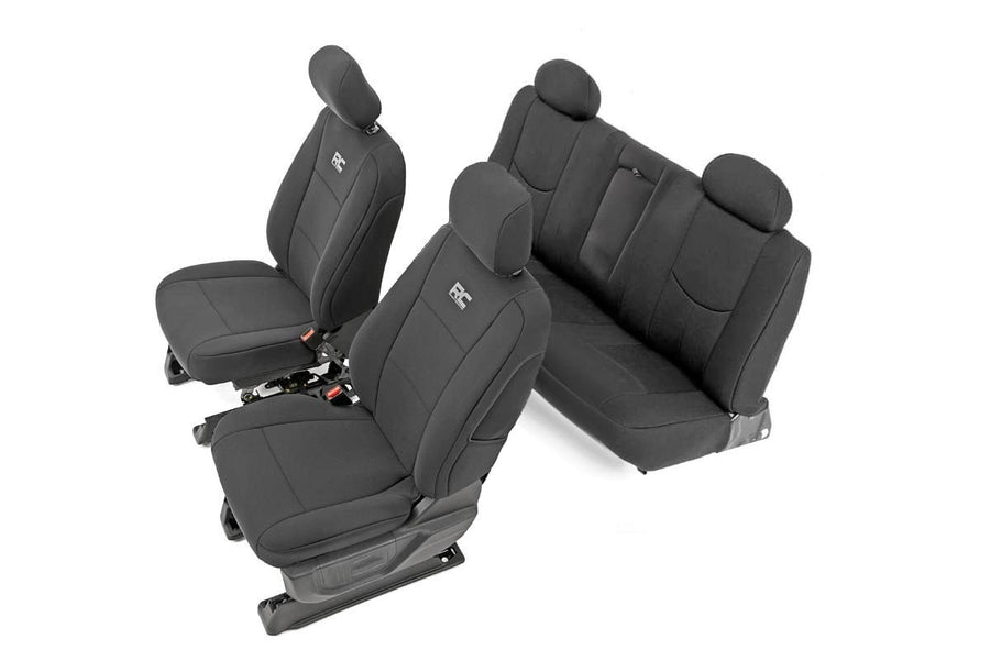 Rough Country - Seat Covers - FR 40/20/40 & Rear - Chevy/GMC 1500 (14-18 & Classic)