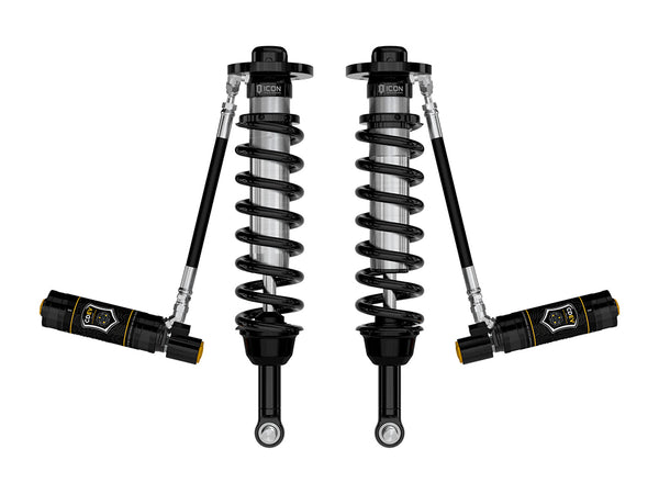 ICON 2021-2025 Ford F-150 4WD/Tremor 3.5-4.5"/2.5-3" Lift Front V.S. 2.5 Series Coilovers Remote Reservoir W/ CDEV Pair