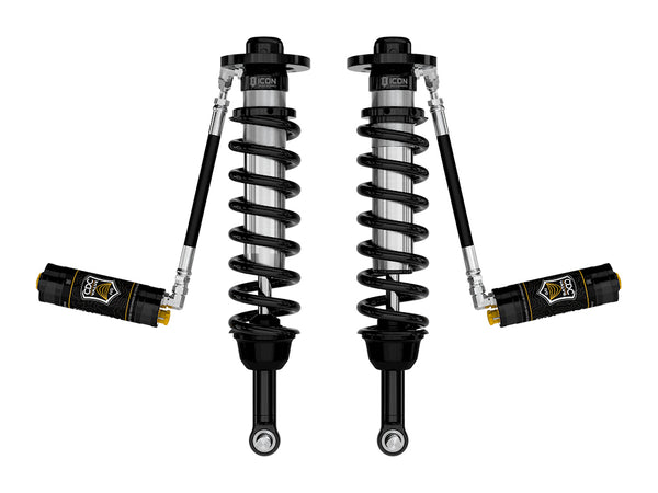 ICON 2021-2025 Ford F-150 4WD 2.75-3.5" Lift Front V.S. 2.5 Series Coilovers Remote Reservoir W/ CDCV Pair
