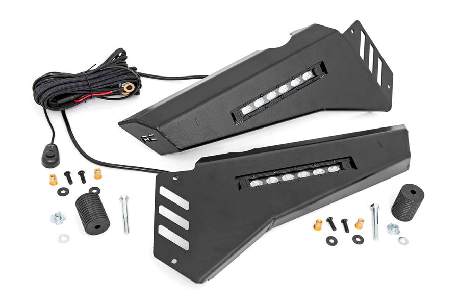 Rough Country - Bumper Wings - Stinger - 6 In. Led Combo - Honda Pioneer 1000