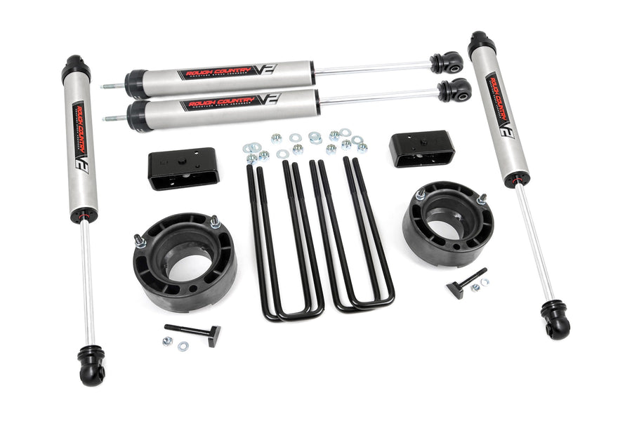 Rough Country - 2.5 Inch Lift Kit - V2 - Dodge 1500 4WD (1994-2001)