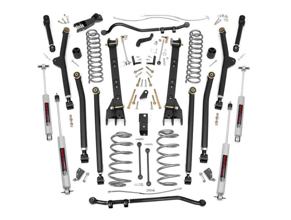 Rough Country - 4 Inch Lift Kit - Long Arm - Jeep Wrangler Unlimited 4WD (2004-2006)