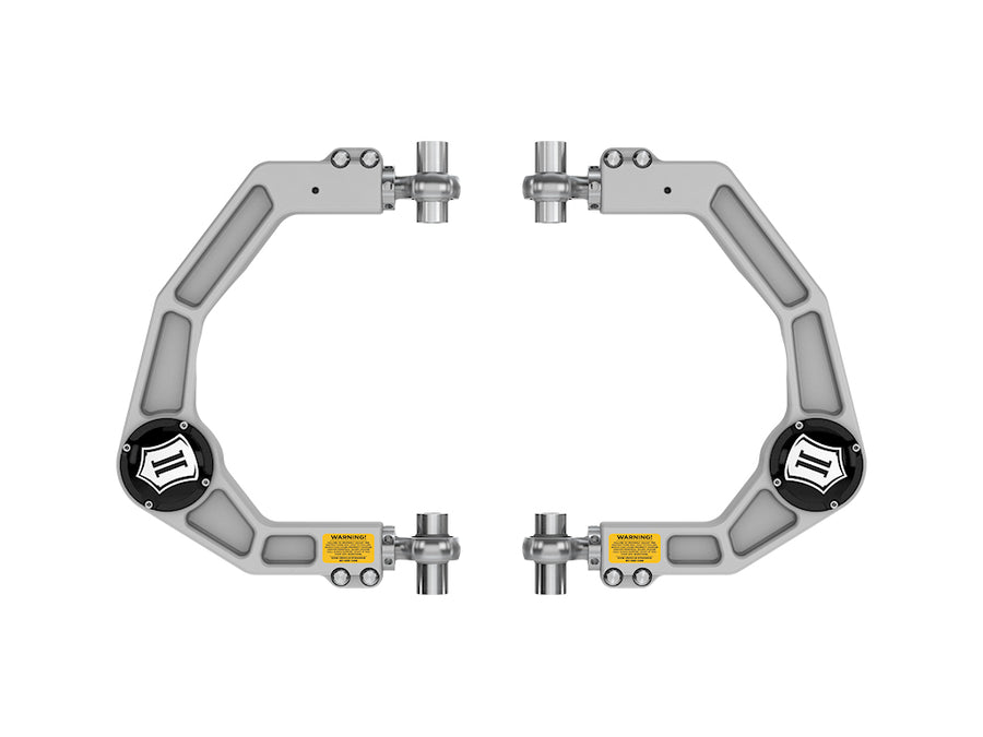 ICON 2021-2025 Ford F-150 Front Billet Upper Control Arms W/ Delta Joint Pro