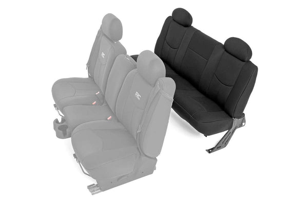 Rough Country - Rear Seat Covers - Full Bench - Chevy/GMC 1500 (99-06 & Classic)