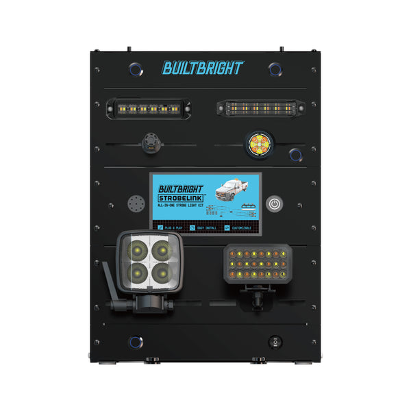 Tiny Monster BB10P01 BUILTBRIGHT? Countertop Display With 4 Strobes 2 Work Lights
