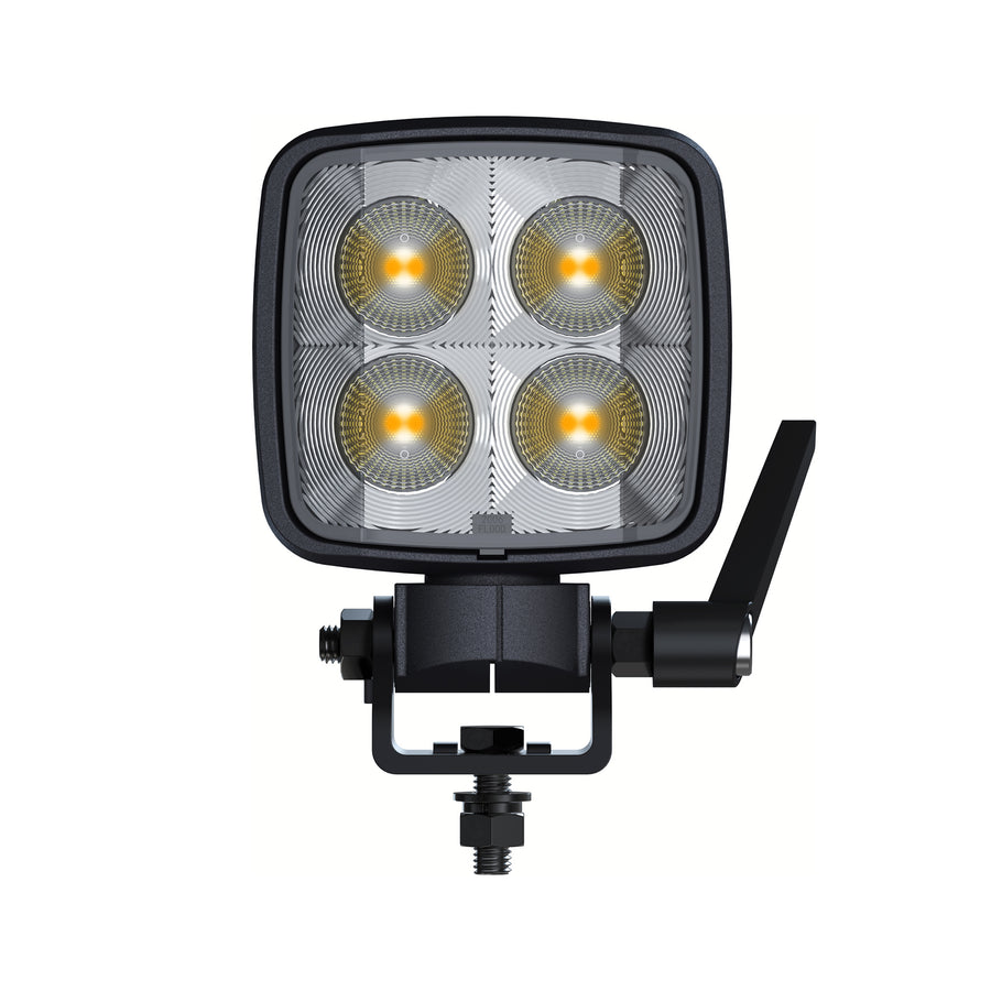BUILTBRIGHT BB45082 Work Pod Task Max 5" Work Light W/ 360° Pivot Bracket Dual Color White/Amber 6800 Lumens