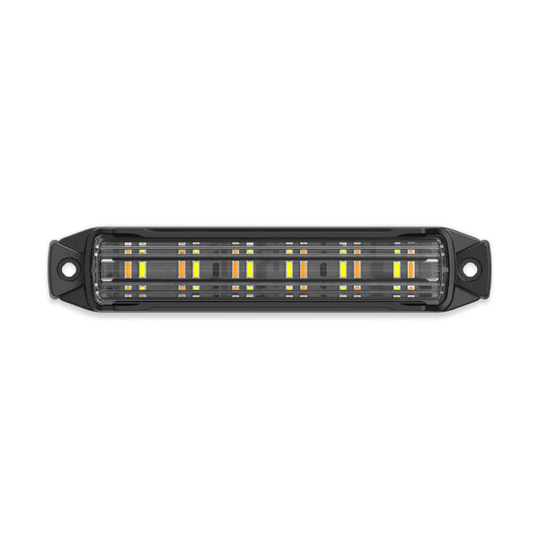 BUILTBRIGHT BB6010B Work Bar Strobe 4 4" LED Strobe Light Amber/White
