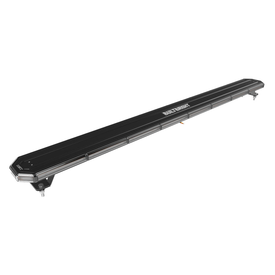 BUILTBRIGHT BB6105A Work Bar Strobe 51 Premium Strobe Light Bar 51 Inch Amber W/ Remote Control