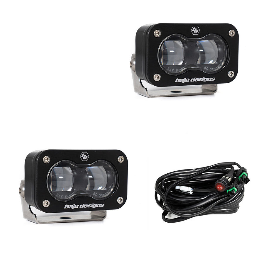 S2 SAE Pair LED Spot Clear
