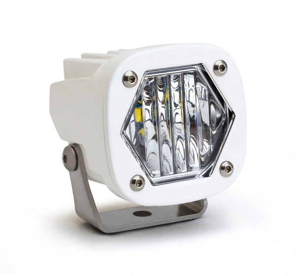 S1 White LED Light Pod (Wide Cornering; Clear)