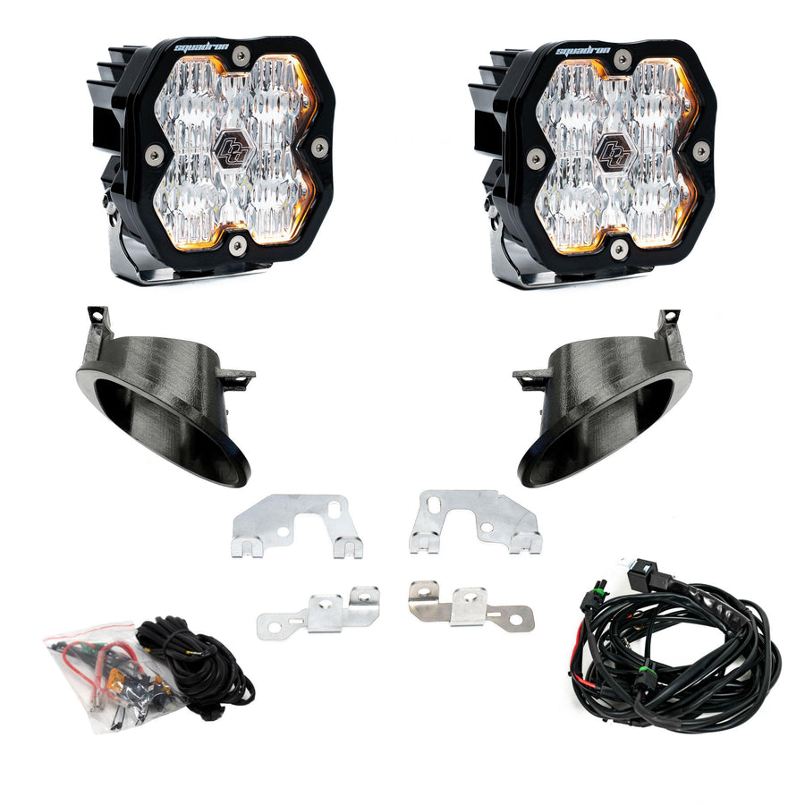 14-18 2500 Mercedes Sprinter Van 14-18 3500 Fog Pocket Kit Squadron Sport 2.0 Clear WC