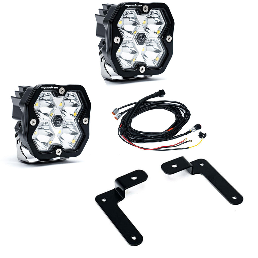 2018-2026 Jeep JL/JT 20-26 Gladiator A-Pillar Sportsmen Kit Squadron 2.0 Clear Spot
