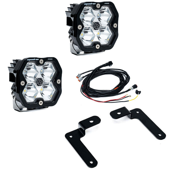 2018-2025 Jeep JL/JT (18-26) A-Pillar Kit Squadron Pro 2.0 Clear Spot