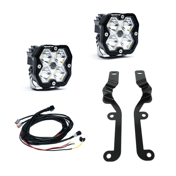 2019-2024 Chevy Silverado 1500 A-Pillar Kit Squadron Sport 2.0 Clear Spot