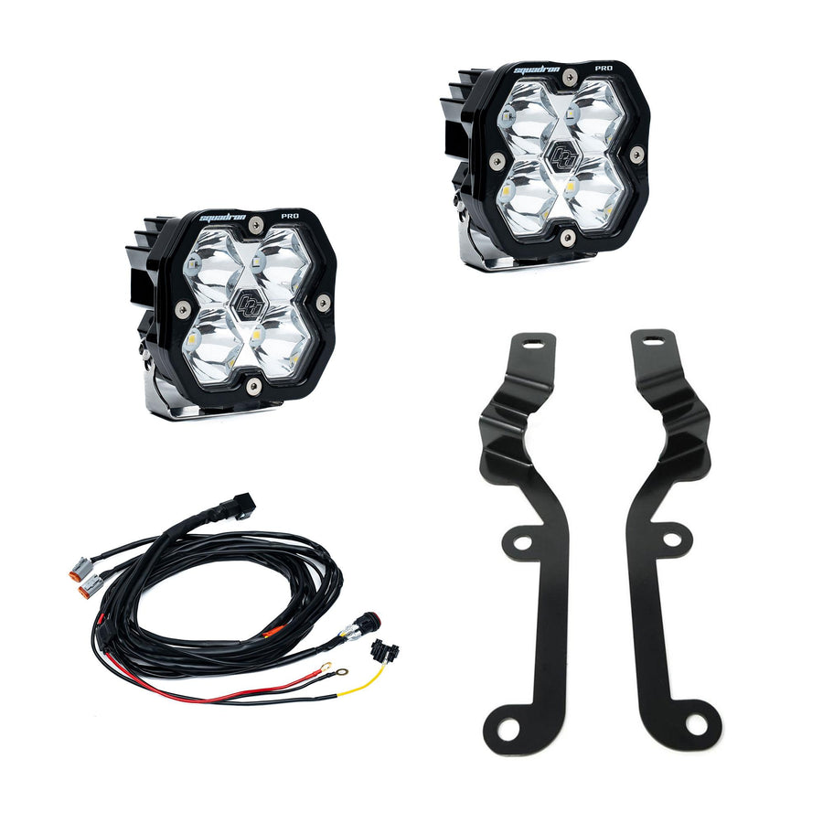 2019-2024 Chevy Silverado 1500 A-Pillar Kit Squadron Pro 2.0 Clear Spot