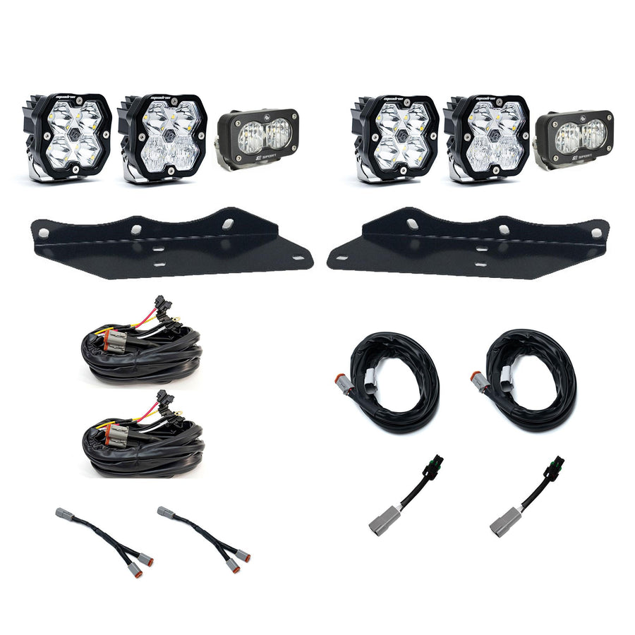 2017-2020 Ford Raptor Fog Pocket Kit Squadron Sport 2.0/S2 Clear Multi Patterns