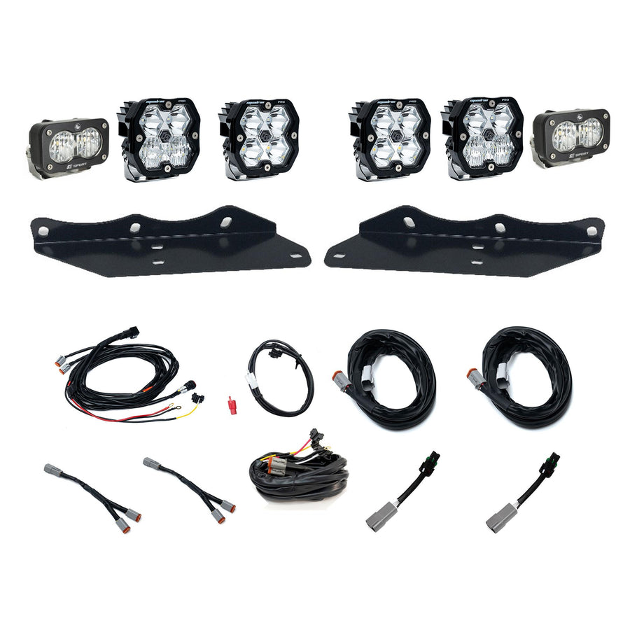 2017-2020 Ford Raptor Fog Pocket Kit Squadron Pro 2.0/S2 Clear Multi Patterns