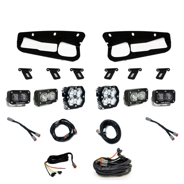 Ford Bronco (21-26) S2 SAE Clear S2 Pro D/C Clear Squadron 2.0 Pro Spot Clear FPK Steel Bumper W/ Upfitter