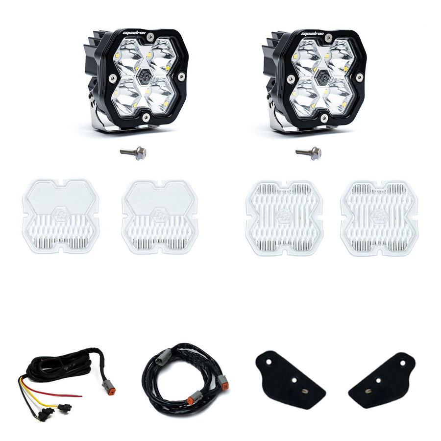 Ford Bronco (21-26) Bronco Raptor (22-26) A-Pillar Kit Upfitter Squadron Sport 2.0 Clear Spot