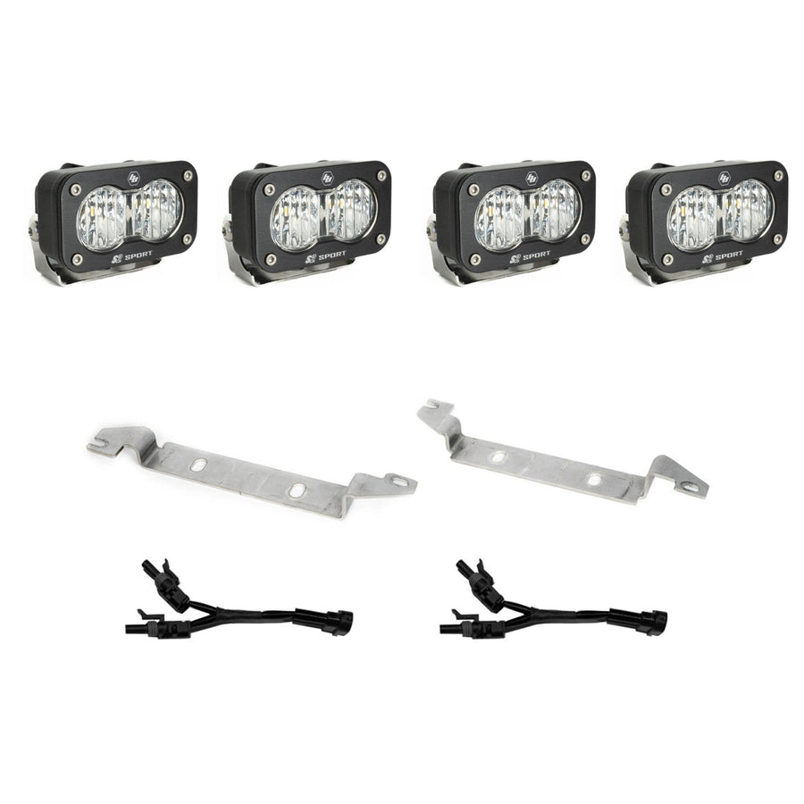 S2 Sport OEM Fog Light Replacement Kit - 2025-2026 Toyota 4Runner Non-TRD Pro (Clear)