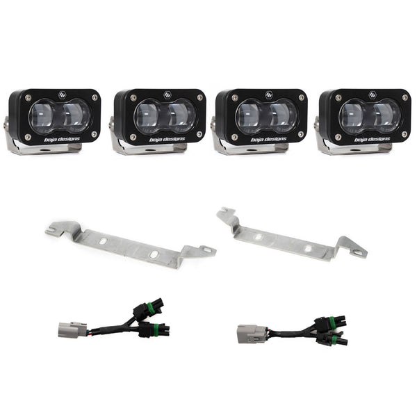 S2 SAE OEM Fog Light Replacement Kit - 2025-2026 Toyota 4Runner NOTE: TRD Pro/Trailhunter (Clear)