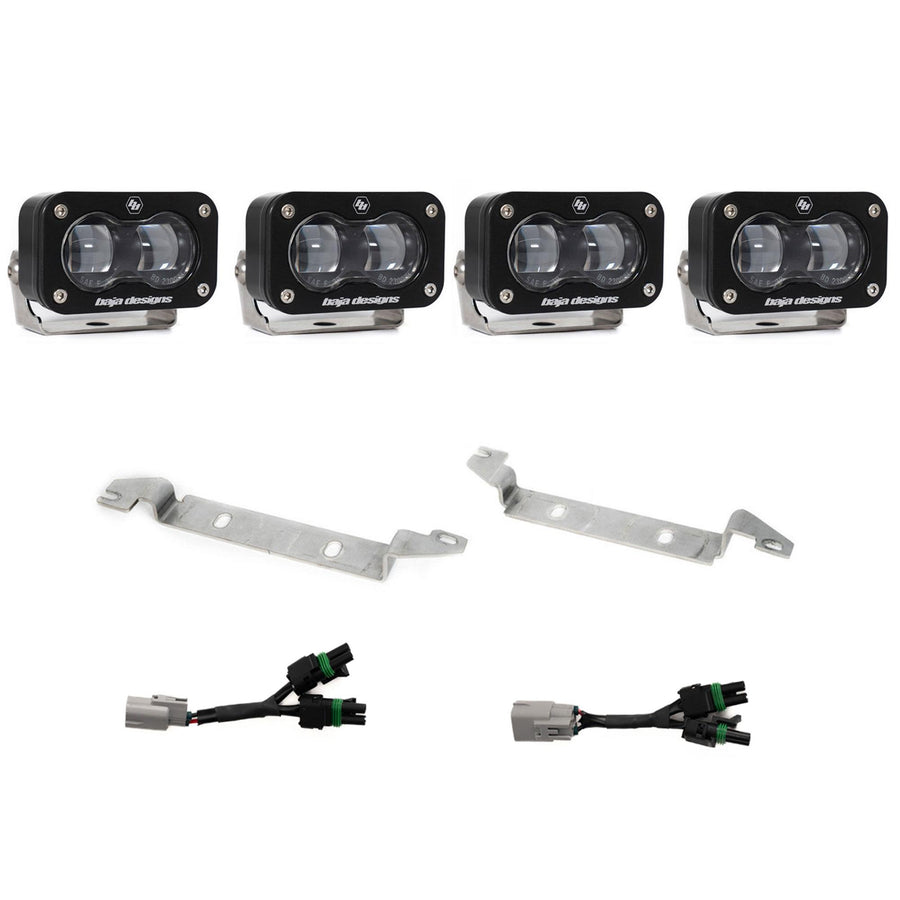 S2 SAE OEM Fog Light Replacement Kit - 2025-2026 Toyota 4Runner NOTE: TRD Pro/Trailhunter (Clear)
