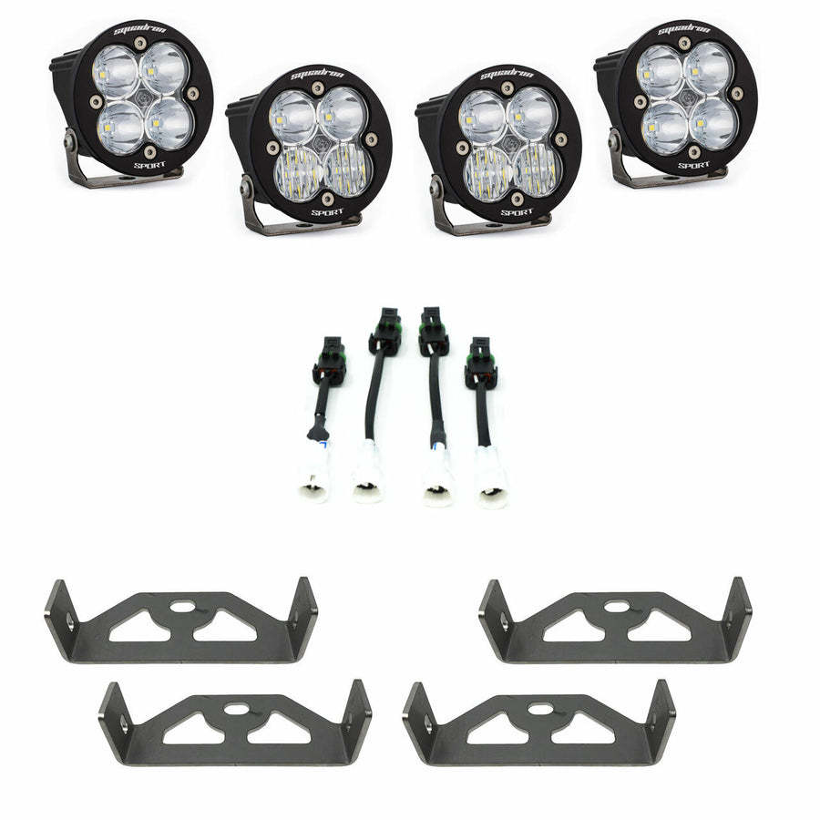 Squadron-R Sport Headlight Kit - '16-25 YXZ (Multi-Pattern; Clear)