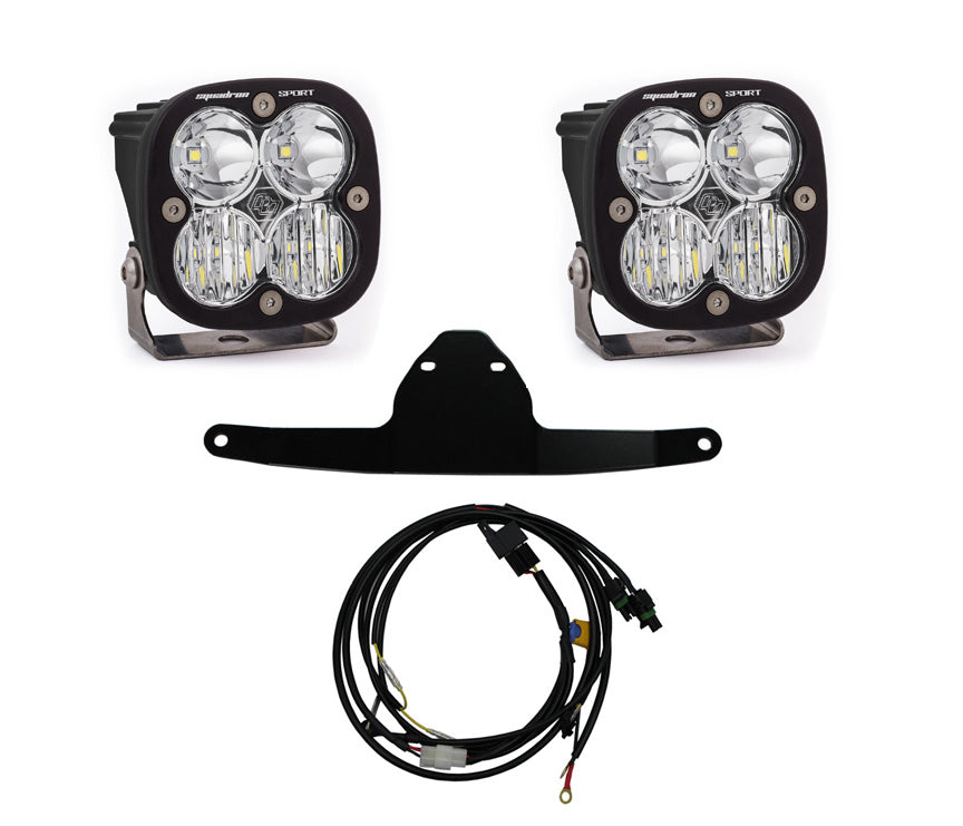Squadron Sport Frame Mount Kit - '16-20 Africa Twin (Driving Combo; Clear)
