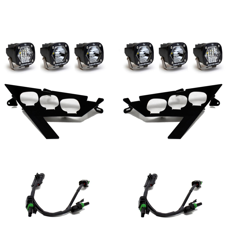 S1 LED Headlight Kit - '20-26 RZR Pro XP; '22-24 RZR Pro R/Turbo R (Multi-Pattern Clear)
