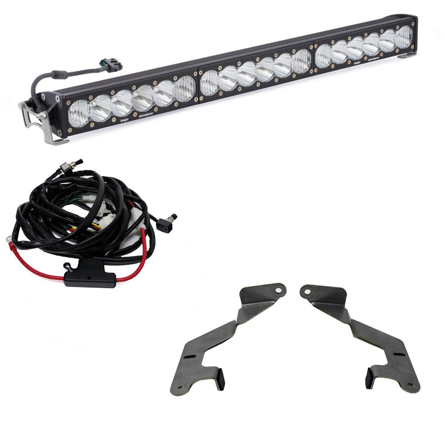 OnX6+ 30 Inch Grille Lower Kit - '14-21 Tundra '23-On Sequoia (Driving/Combo; Clear)