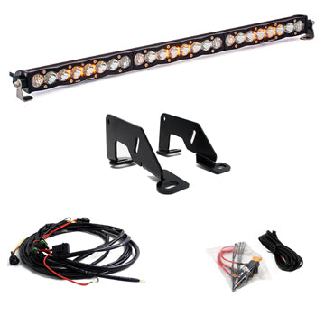 S8 30 Inch Roof Mount Kit - '20-26 RZR Pro XP; '22-24 RZR Turbo R (Driving/Combo Clear)