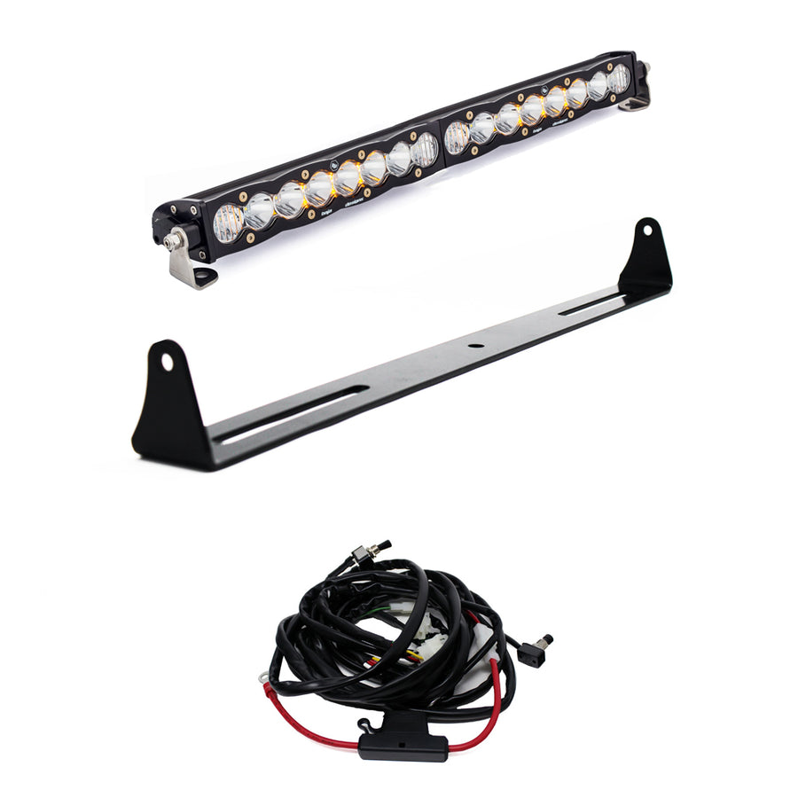 S8 20 Inch Bumper Kit - '07-13 Silverado/Sierra 1500/2500HD/3500HD {'07 New Body Style} (Driving/Combo; Clear)
