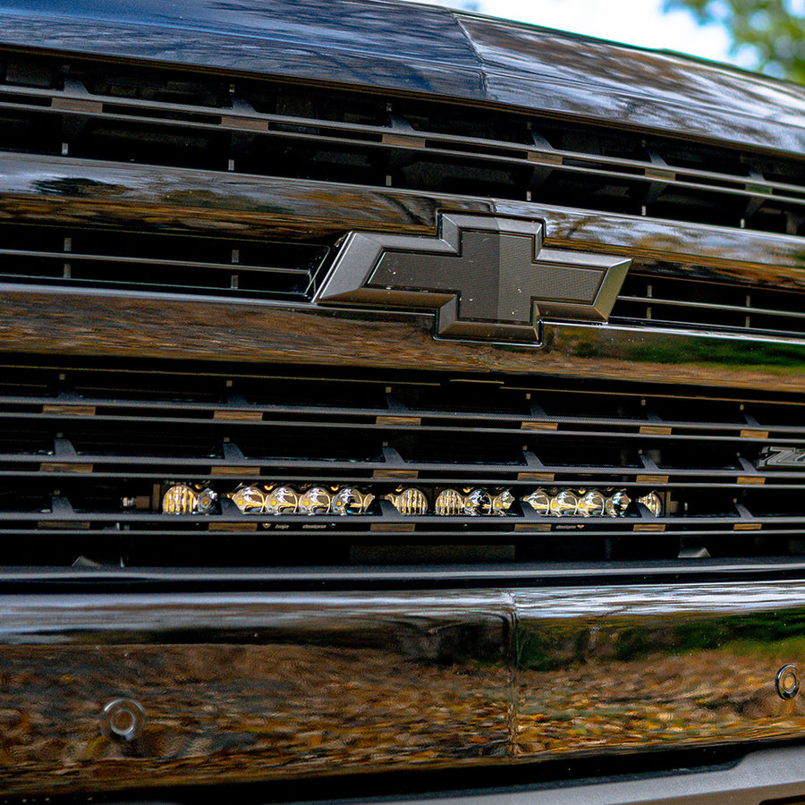 S8 20 Inch Grille Kit - '19-21 Silverado 1500; Exc. LTZ Models (Driving/Combo; Clear)