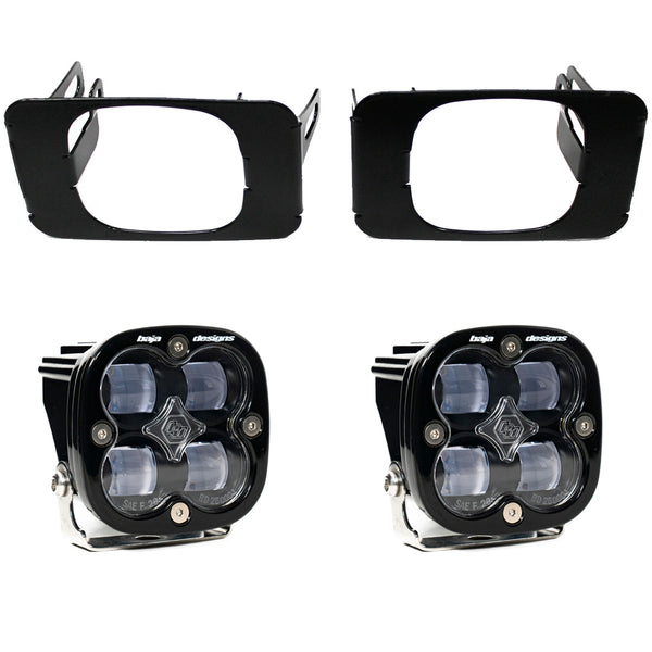 Squadron SAE Fog Pocket Light Kit - Ford 2015-20 F-150; 2017-22 F-250/350 Super Duty (Light Pattern: SAE Fog; Color: Clear)