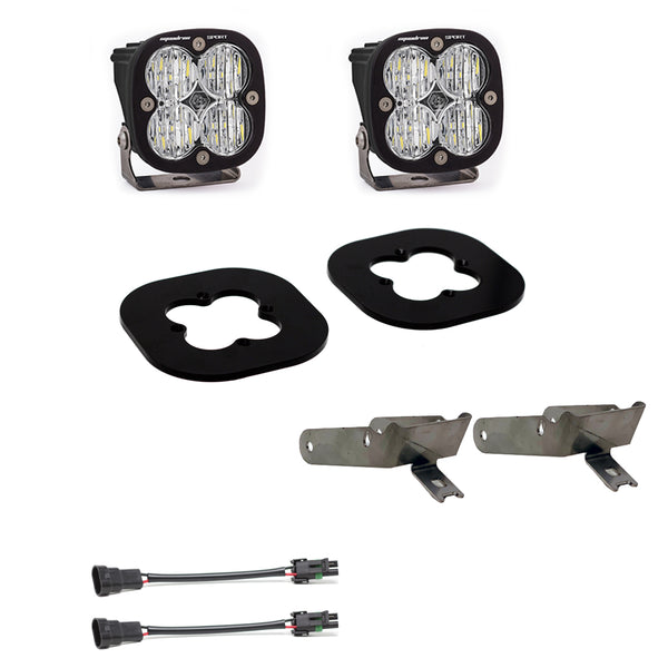 Squadron Sport Fog Pocket Kit - '11-16 F-250/350 Super Duty (Wide Cornering; Clear)