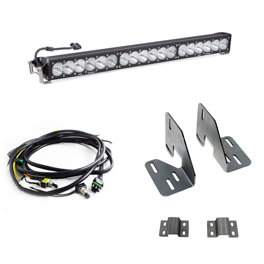 OnX6+ 30 Inch Grille Kit - '18-19 Sierra 2500HD/3500HD (Driving/Combo; Clear)