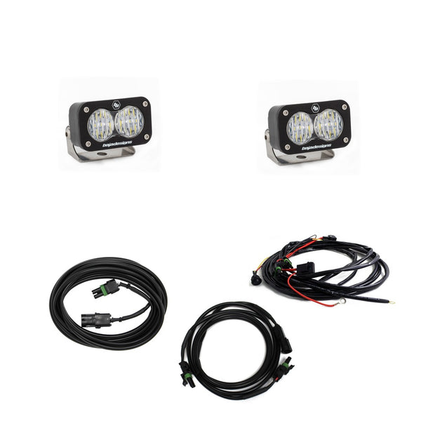 S2 Sport Dual Reverse Kit - '18-25 Wrangler JL; W/ OE Rubicon Sahara Bumper (Wide Cornering; Clear; Toggle Wiring)