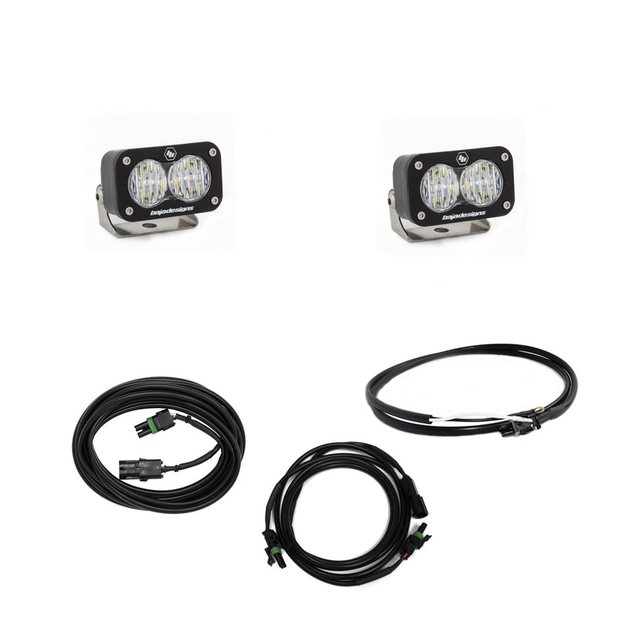 S2 Sport Dual Reverse Kit - '18-25 Wrangler JL; W/ OE Rubicon Sahara Bumper (Wide Cornering; Clear; Upfitter Wiring)