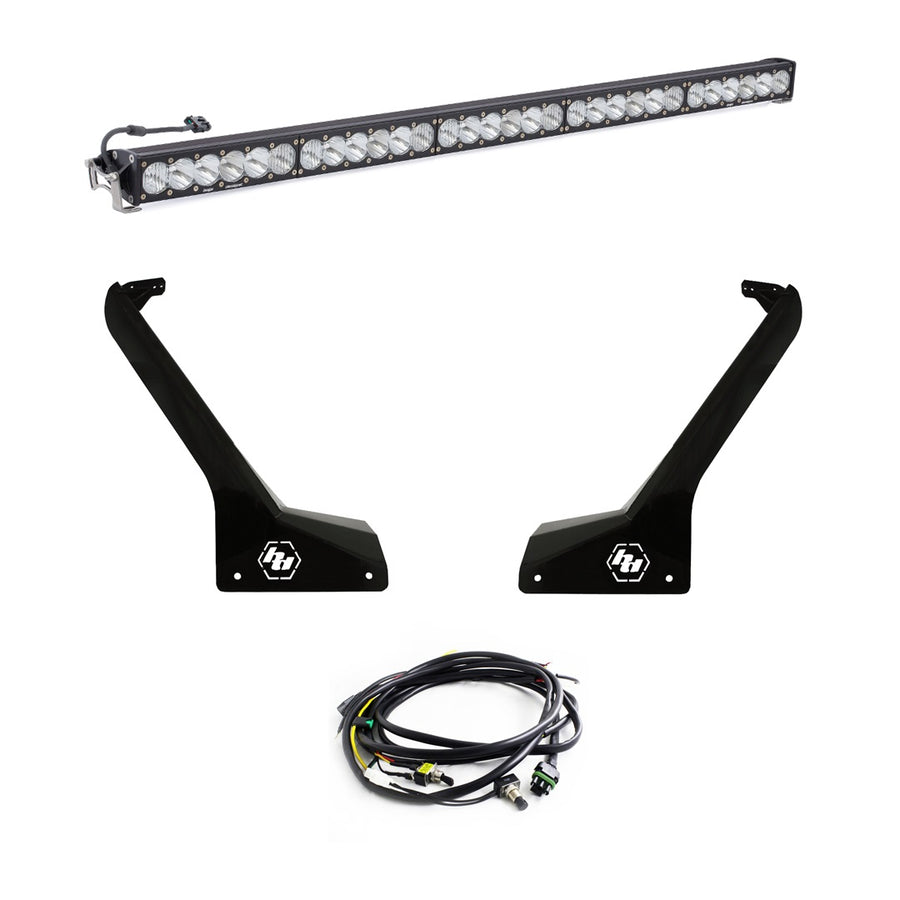 OnX6+ 50 Inch Roof Mount Kit - '20-26 Gladiator / '18-26 Wrangler JL; Exc. Rubicon 392 (Driving/Combo; Clear; Toggle Wiring)